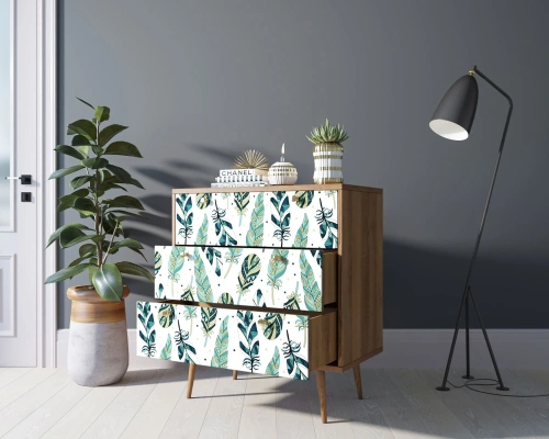 Вместительные ящики комода Berber (Принт-44) для хранения белья и одежды