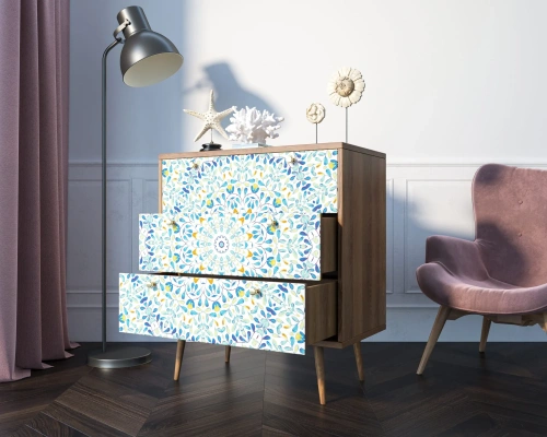 Атмосфера в комнате станет приятнее, а дизайн жилища неповторимым если Вы закажете комод три ящика "Berber" (Принт-46). Каталог мебели из России - AdtPro. Id-1
