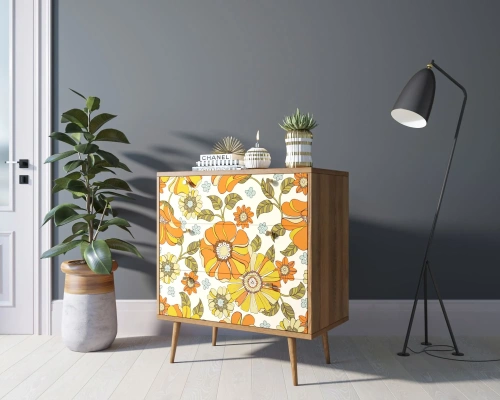 Ваш интерьер украсит оригинальный комод три ящика "Berber" (Принт-47).  Каталог мебели из России - AdtPro. Id-2