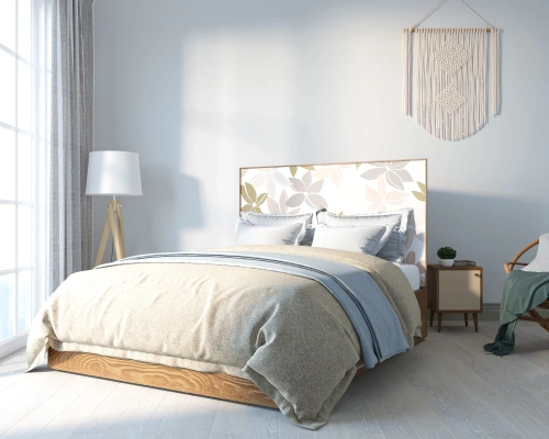 Изготовленная мебель на заказ - двуспальная кровать "Berber" (Принт-27) создаст неповторимую тмосферу в Вашей комнате. Каталог мебели из России - AdtPro. Id-2