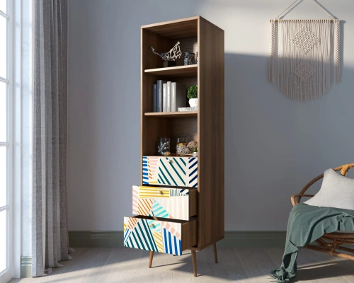  Заказать эксклюзивный  стеллаж с ящиками  berber, который станет приятным дополнением к неповторимому дизайну вашей комнаты.  производство Этажерка. Каталог мебели из России - AdtPro. Id-1