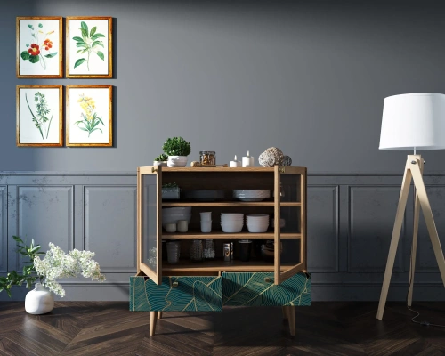  Заказать эксклюзивный  буфет низкий  berber, который станет приятным дополнением к неповторимому дизайну вашей комнаты.  производство Этажерка. Каталог мебели из России - AdtPro. Id-1