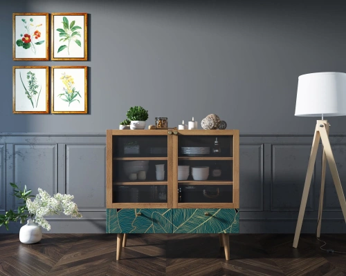  У нас вы можете заказать  буфет низкий  berber, который дополнит дизайн интнрьера вашей комнаты.  производство Этажерка. Каталог мебели из России - AdtPro. Id-4