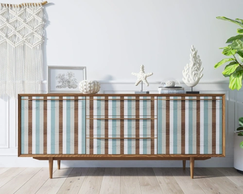 Атмосфера в комнате станет приятнее, а дизайн жилища неповторимым если Вы закажете удлинённый комод с тремя ящиками и дверками "Bruni print 1" (Принт-1). Цвет орех. Каталог мебели из России - AdtPro. Id-3