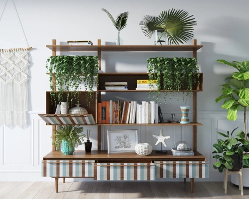 Напольный стеллаж Bruni (Принт-1) с книгами. Закрытая секция стеллажа Bruni с дверцей для скрытого хранения