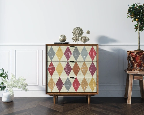 Изготовленная нами мебель на заказ - комод для белья и одежды в скандинавском стиле на три ящика "Bruni print" цвет орех несомненно станет предметом интеьера, на который невозможно будет необратить внимание. Каталог мебели из России - AdtPro. Id-4