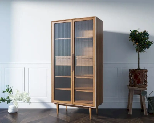 Оформляя покупку буфет высокий с витражными стеклами для посуды в гостиную "Bruni". Цвет орех в интернет-магазине вы получаете качественную мебель с гарантией производителя. Каталог мебели из России - AdtPro. Id-2