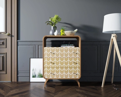 Изготовленная нами мебель на заказ - высокий комод с тремя ящиками "Ellipse print" (Принт-1) цвет орех несомненно станет предметом интеьера, на который невозможно будет необратить внимание. Каталог мебели из России - AdtPro. Id-3