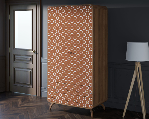  Изготовленная мебель на заказ -  создаст неповторимую тмосферу в Вашей комнате. шкаф в скандинавском стиле  Ellipse print производство Этажерка. Каталог мебели из России - AdtPro. Id-2