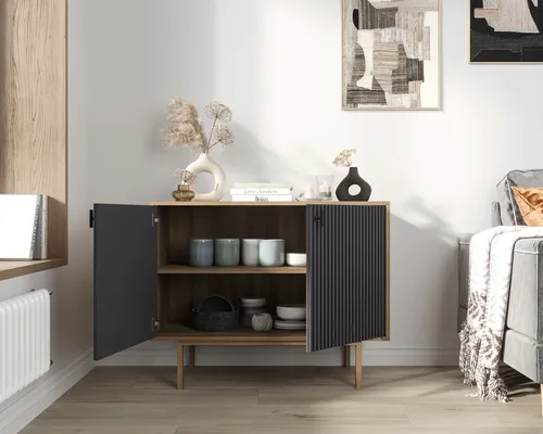  Купить комод с двумя дверками  Emerson производство Этажерка. Каталог мебели из России - AdtPro. Id-0