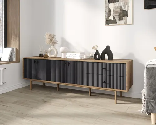  Вы можете приобрести эксклюзивный комод с четырьмя дверками и двумя ящиками  Emerson производство Этажерка. Каталог мебели из России - AdtPro. Id-2