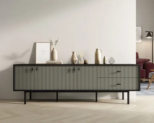  Предлагаем купить комод с четырьмя дверками и двумя ящиками  Emerson производство Этажерка. Каталог мебели из России - AdtPro. Id-3