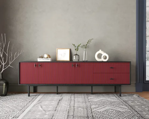  Мебель на заказ - комод с четырьмя дверками и двумя ящиками  Emerson производство Этажерка. Каталог мебели из России - AdtPro. Id-3