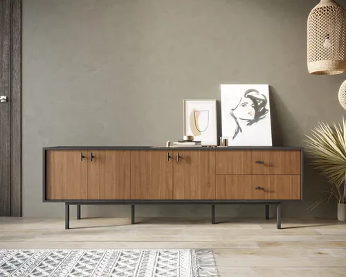  Мебель для Вашего интерьера - комод с четырьмя дверками и двумя ящиками  Emerson производство Этажерка. Каталог мебели из России - AdtPro. Id-3