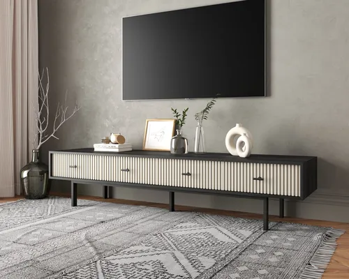  Заказать эксклюзивны комод с четырьмя ящиками под tv  Emerson производство Этажерка. Каталог мебели из России - AdtPro. Id-2