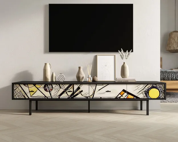  Заказать эксклюзивны комод под tv  Emerson производство Этажерка. Каталог мебели из России - AdtPro. Id-4