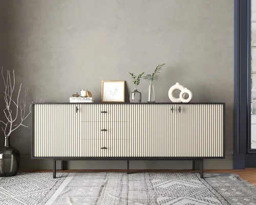  Ваш интерьер украсит комод с тремя дверками и тремя ящиками  Emerson производство Этажерка. Каталог мебели из России - AdtPro. Id-3