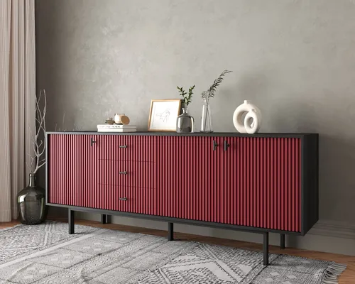  Мебель для Вашего интерьера - комод с тремя дверками и тремя ящиками  Emerson производство Этажерка. Каталог мебели из России - AdtPro. Id-2