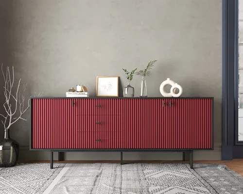  Купить комод с тремя дверками и тремя ящиками  Emerson производство Этажерка. Каталог мебели из России - AdtPro. Id-3