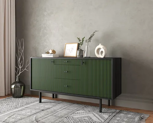  Вы можете приобрести эксклюзивный комод две дверки и три ящика  Emerson производство Этажерка. Каталог мебели из России - AdtPro. Id-2