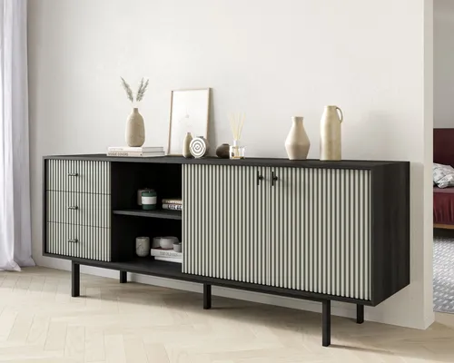  Купить комод с дверками и нишей  Emerson производство Этажерка. Каталог мебели из России - AdtPro. Id-2