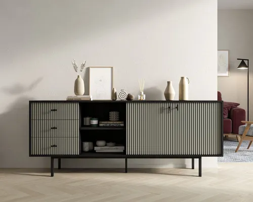  Купить комод с дверками и нишей  Emerson производство Этажерка. Каталог мебели из России - AdtPro. Id-4