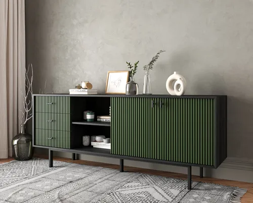  Предлагаем купить комод с дверками и нишей  Emerson производство Этажерка. Каталог мебели из России - AdtPro. Id-2