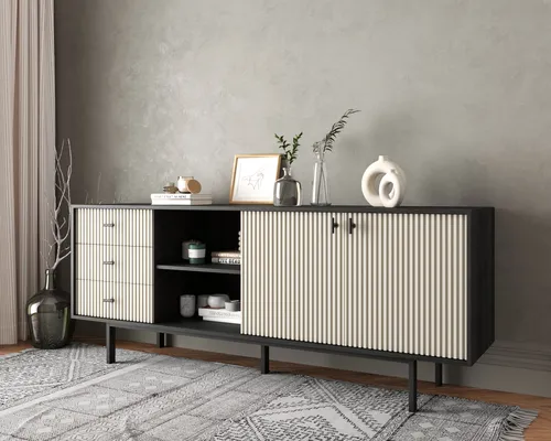  Мебель для Вашего интерьера - комод с дверками и нишей  Emerson производство Этажерка. Каталог мебели из России - AdtPro. Id-2