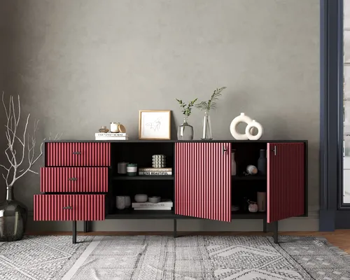  Заказать эксклюзивны комод с дверками и нишей  Emerson производство Этажерка. Каталог мебели из России - AdtPro. Id-0