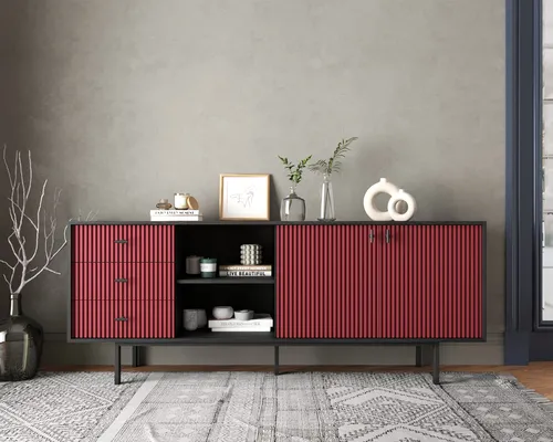  Заказать эксклюзивны комод с дверками и нишей  Emerson производство Этажерка. Каталог мебели из России - AdtPro. Id-4