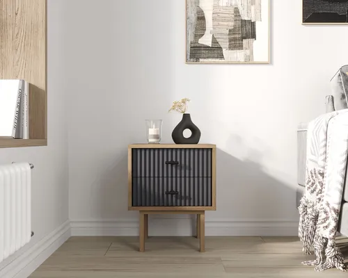  Мебель для Вашего интерьера - тумбочка с двумя ящиками  Emerson производство Этажерка. Каталог мебели из России - AdtPro. Id-4