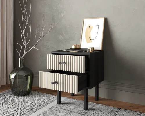  Вы можете заказать тумбочка с двумя ящиками  Emerson производство Этажерка. Каталог мебели из России - AdtPro. Id-0