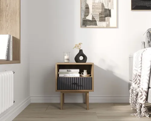  Заказать тумбочка с нижним ящиком  Emerson производство Этажерка. Каталог мебели из России - AdtPro. Id-3