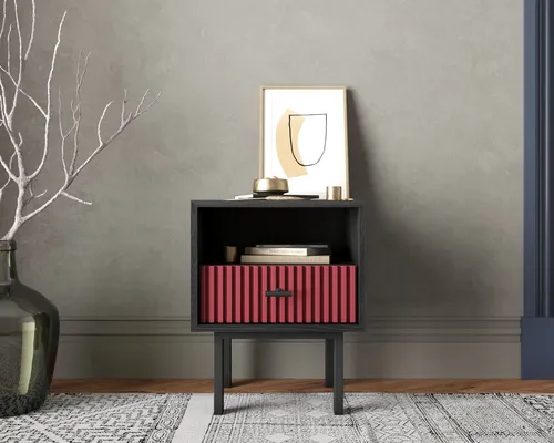  Купить тумбочка с нижним ящиком  Emerson производство Этажерка. Каталог мебели из России - AdtPro. Id-4