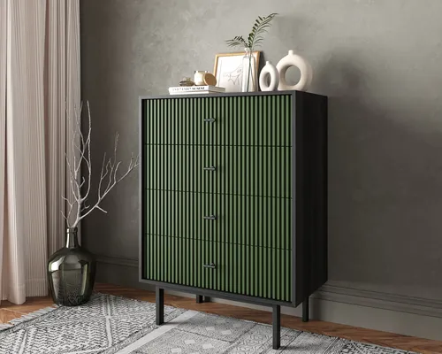  Вы можете приобрести эксклюзивный комод вертикальный с четырьмя ящиками  Emerson производство Этажерка. Каталог мебели из России - AdtPro. Id-2