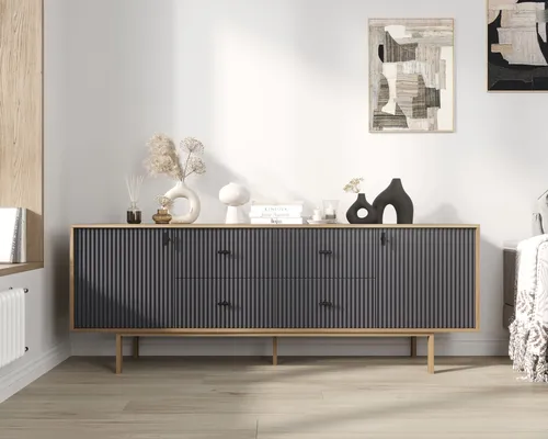  Вы можете заказать комод две дверки и четыре ящика  Emerson производство Этажерка. Каталог мебели из России - AdtPro. Id-3