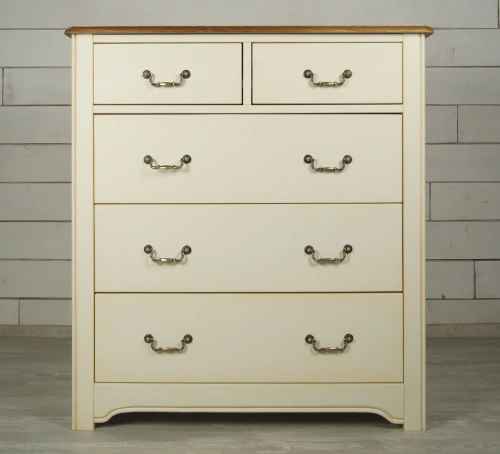 Купите слоновая кость комод на пять ящиков "Olivia" цвет слоновая кость и Ваш интерьер несомненно преобразиться, поскольку над изготовленной в ручную мебелью работали лучшие дизайнеры мебели. Каталог мебели из России - AdtPro. Id-0
