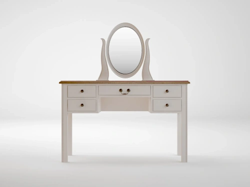 Купите Белый туалетный столик "Olivia" и Ваш интерьер несомненно преобразиться, поскольку над изготовленной в ручную мебелью работали лучшие дизайнеры мебели. Каталог мебели из России - AdtPro. Id-2