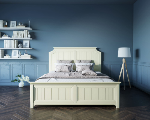  Предлагаем купить  с помощью которого удастся сделать интерьер помещения ещё интереснее.бежевая кровать  Olivia производство Этажерка. Каталог мебели из России - AdtPro. Id-1