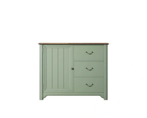 Изготовленная нами мебель на заказ - комод для белья и одежды на 3 ящика с дверкой "Olivia" цвет оливковый несомненно станет предметом интеьера, на который невозможно будет необратить внимание. Каталог мебели из России - AdtPro. Id-2