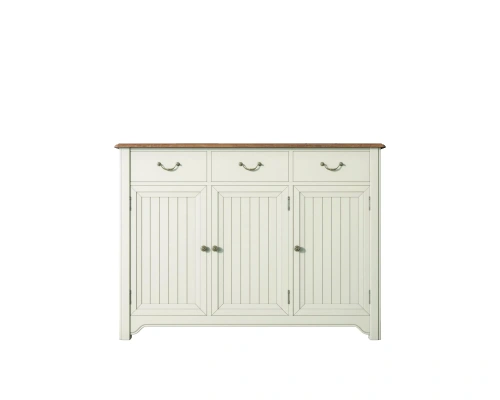 Оформляя покупку длинный бежевый комод 3 ящика/3 двери "Olivia". Цвет бежевый в интернет-магазине вы получаете качественную мебель с гарантией производителя. Каталог мебели из России - AdtPro. Id-1