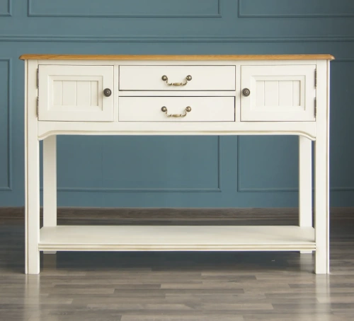 Заказанный у нас эксклюзивный консоль "Olivia" цвет слоновая кость позволит добавить изюминку в интерьер помещения, создать атмосферу свежести и домашнего уюта. Каталог мебели из России - AdtPro. Id-0