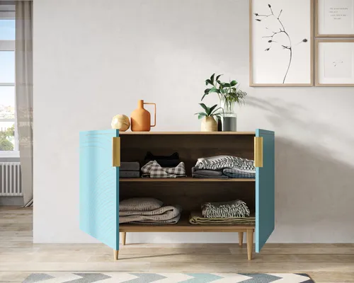  Вы можете заказать комод с двумя дверками  Line производство Этажерка. Каталог мебели из России - AdtPro. Id-0