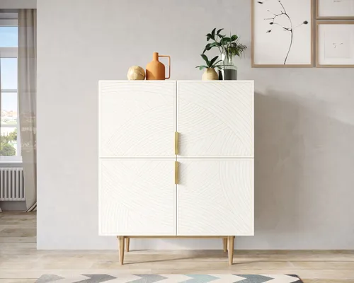  Ваш интерьер украсит большой комод с четырьмя дверками  Line производство Этажерка. Каталог мебели из России - AdtPro. Id-4