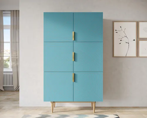  Вы можете заказать большой комод с шестью дверками  Line производство Этажерка. Каталог мебели из России - AdtPro. Id-3