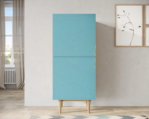  Заказать эксклюзивны вертикальный комод с двумя дверками  Line производство Этажерка. Каталог мебели из России - AdtPro. Id-4