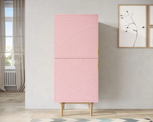  Мебель на заказ - вертикальный комод с двумя дверками  Line производство Этажерка. Каталог мебели из России - AdtPro. Id-3