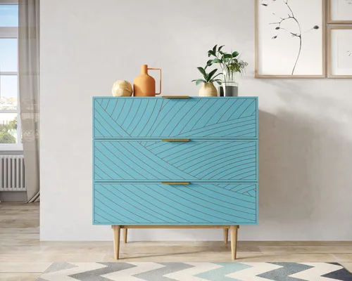  Заказать эксклюзивны комод с тремя ящиками  Line производство Этажерка. Каталог мебели из России - AdtPro. Id-4