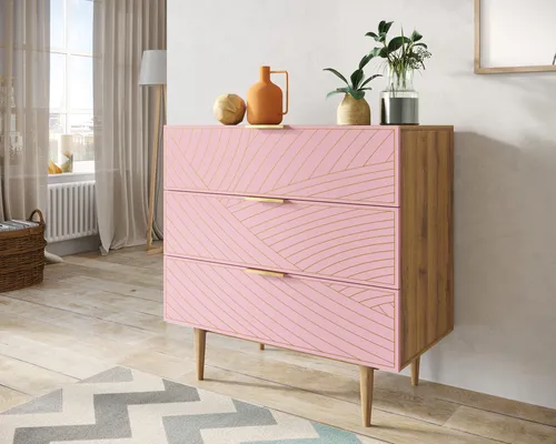  Мебель для Вашего интерьера - комод с тремя ящиками  Line производство Этажерка. Каталог мебели из России - AdtPro. Id-2