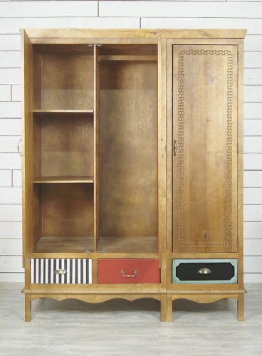  Предлагаем купить шкаф трехстворчатый  Gouache birch производство Этажерка. Каталог мебели из России - AdtPro. Id-2